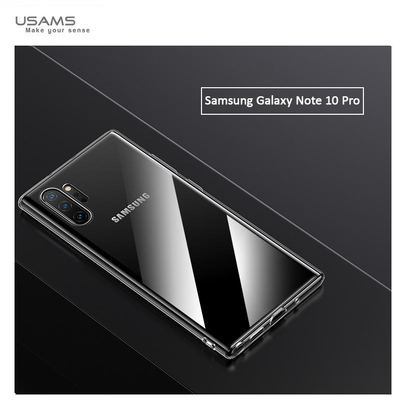 Usams dėklas skirtas Samsung Galaxy Note 10 Plus, skaidrus