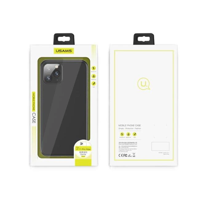 USAMS Gentle Dėklas for Apple iPhone 12 mini 5.4″ žalias/skaidrus IP12QR03 (US-BH608)