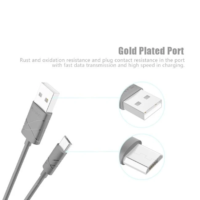 Usams U-GEE Universal micro USB 1m Mėlyna