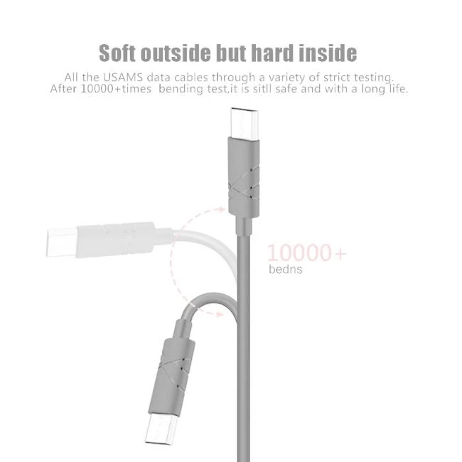 Usams U-GEE Universal micro USB 1m Mėlyna