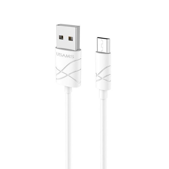 Usams U-GEE universalus silikoninis mikro USB duomenų ir įkroviklio kabelis 1m