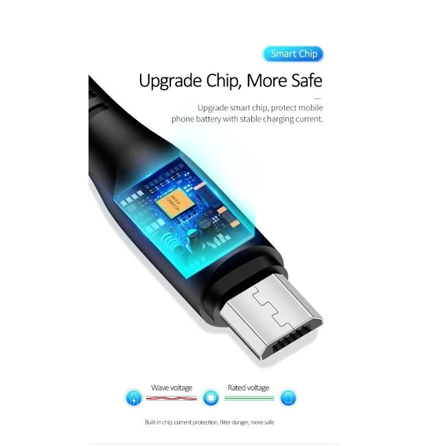 USAMS U18 microUSB 2A Fast Charge Kabelis 1m juodos spalvos SJ268USB01 (US-SJ268)Zapytaj ChatGPT