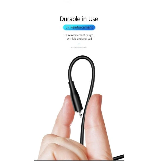 USAMS U18 microUSB 2A Fast Charge Kabelis 1m juodos spalvos SJ268USB01 (US-SJ268)Zapytaj ChatGPT