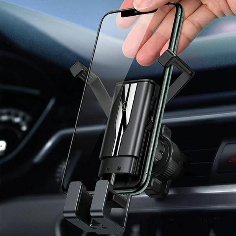 USAMS Gravity Holder for Ventilation Grille juodos spalvos ZJ058ZJ01 (US-ZJ058)