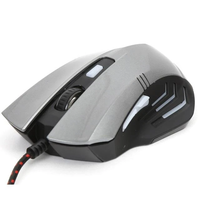Omega Pelė VARR Gaming OM-270 su laidu, pilkos spalvos