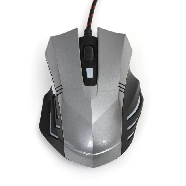 Omega Pelė VARR Gaming OM-270 su laidu, pilkos spalvos