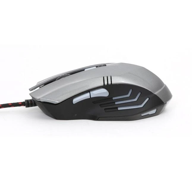 Omega Pelė VARR Gaming OM-270 su laidu, pilkos spalvos