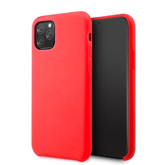 Vennus Silicone Lite Soft-Matt Touch galinio dangtelio dėklas, skirtas Samsung Galaxy A42 (A426B) 5G Raudona
