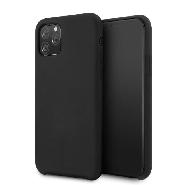 Vennus Silicone Lite Soft-Matt Touch galinio dangtelio dėklas, skirtas Samsung Galaxy A42 (A426B) 5G Juodas