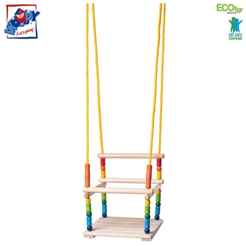 Spalvingos sūpynės su atlošu 10320 Woody