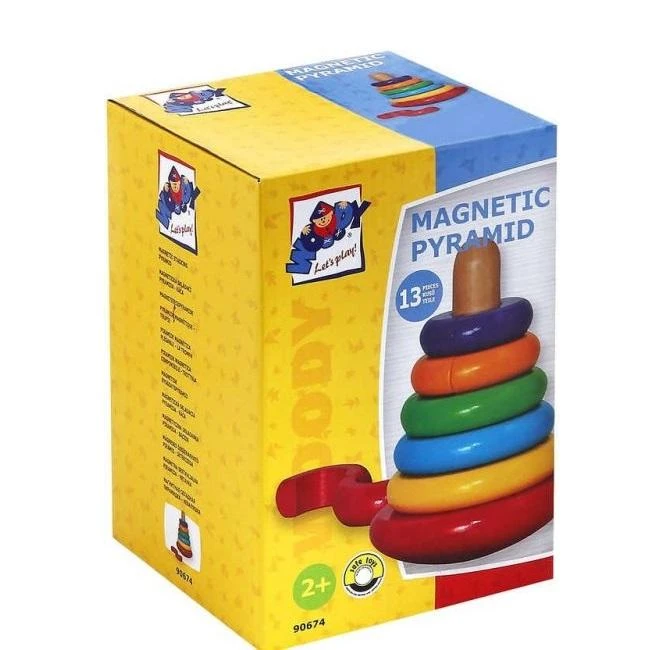 Woodyland Magnetinė sustatoma piramidė