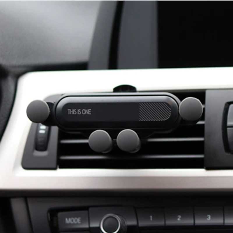 Wow O4 Octopus 4-Punktu Gravitācijas Auto Savelkošs Auto Gaisa restes Telefona Stiprinājums (6.5'' max) Melns