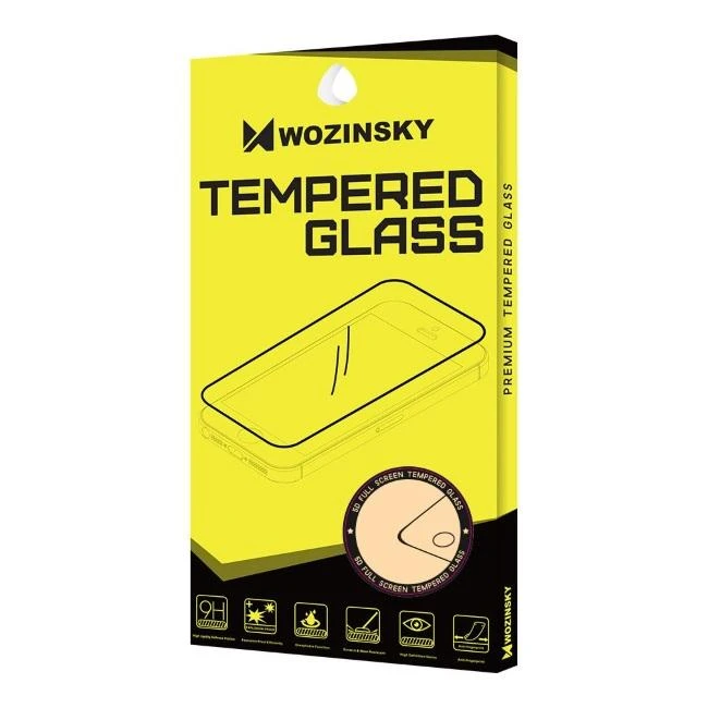 iLike LCD apsauginis stikliukas Wozinsky 5D pritaikytas dėklui Apple iPhone XR/11 juodas