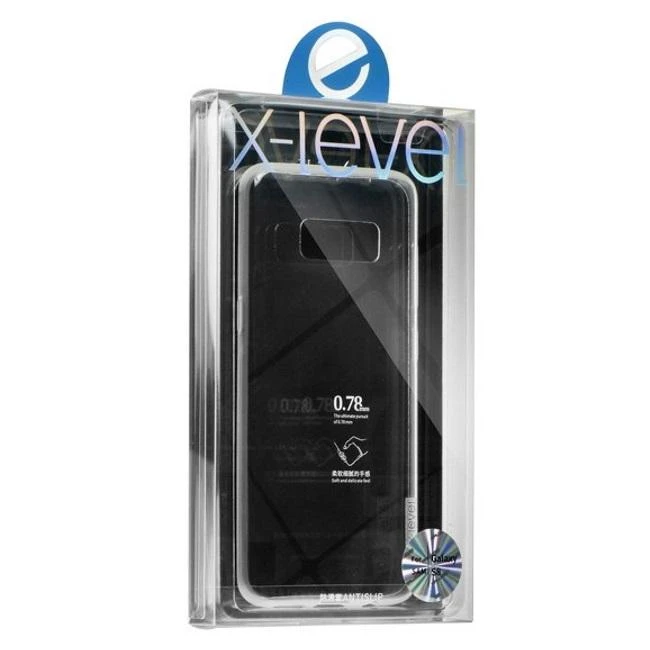 Dėklas X-Level Antislip/O2 Apple iPhone X/XS skaidrus