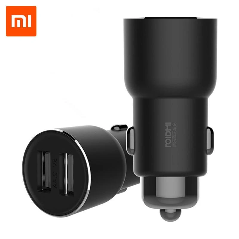 Xiaomi Roidmi 3S USB 2.4A FM moduliatorius - automobilinis įkroviklis, Juodas