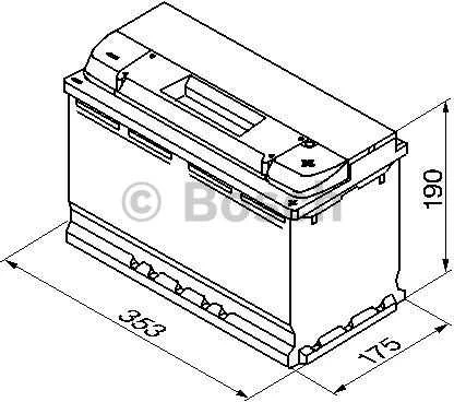 Akumuliatorius Bosch 100Ah 830A S5013