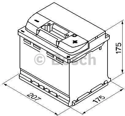 Akumuliatorius Bosch 44Ah 440A | S4001