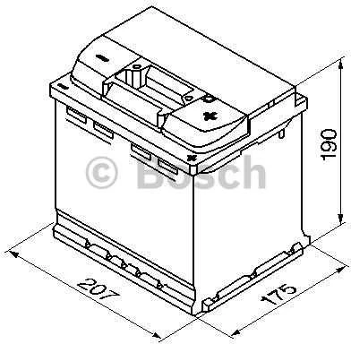 Akumuliatorius Bosch 52Ah 470A (S4002)