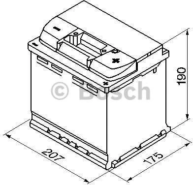 Akumuliatorius Bosch 54Ah 530A (S5002)