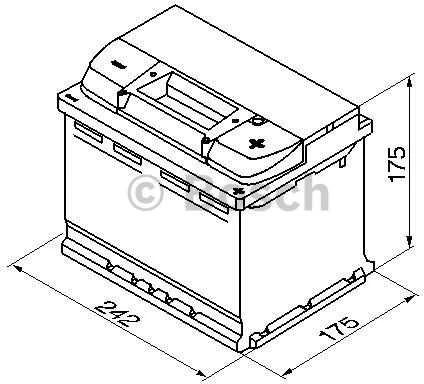 Akumuliatorius Bosch 60Ah 540A (S4004)