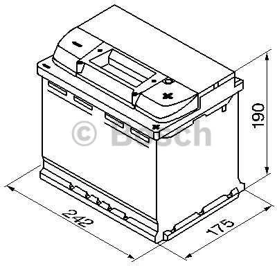 Akumuliatorius Bosch 63Ah 610A (S5005)