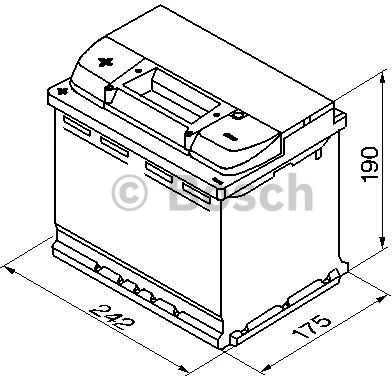 Akumuliatorius Bosch 63Ah 610A (S5006)