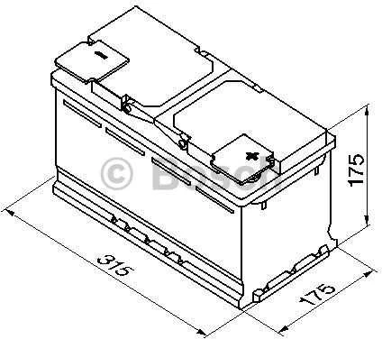 Akumuliatorius Bosch 80Ah 740A (S4010)