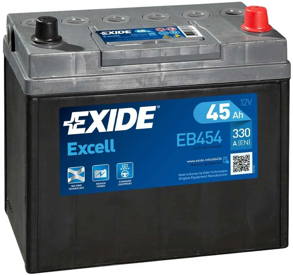 Akumuliatorius EXIDE 45 Ah 300 A EN 12V