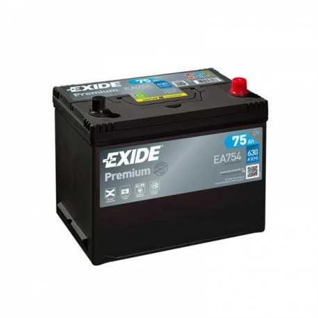 Akumuliatorius EXIDE 75 Ah 630 A EN 12V