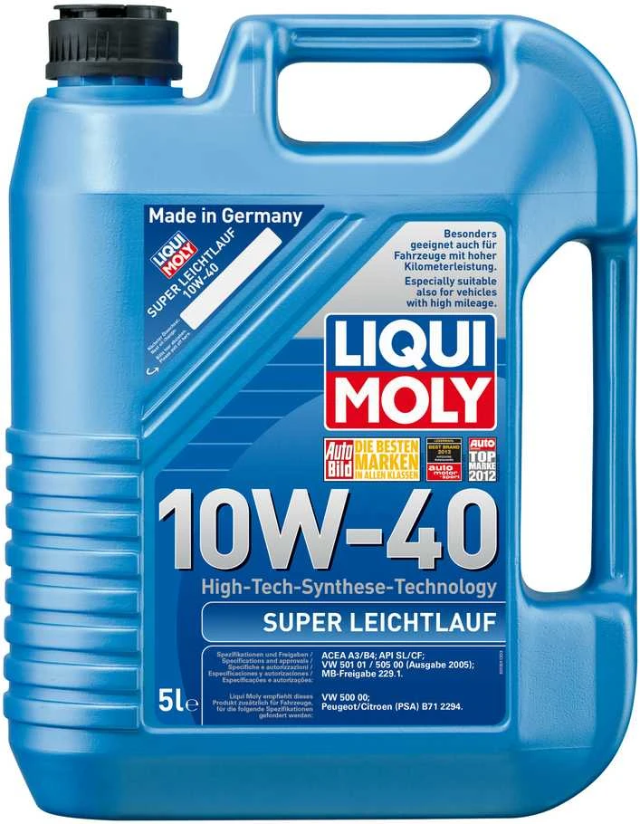 Alyva Super Leichtlauf 10W40 5L | Liqui moly