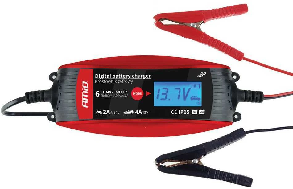 Amio Automatinis akumuliatoriaus įkroviklis AGM 6V/12V - DVL DBC-4A