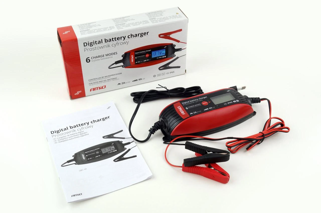 Amio Automatinis akumuliatoriaus įkroviklis AGM 6V/12V - DVL DBC-4A