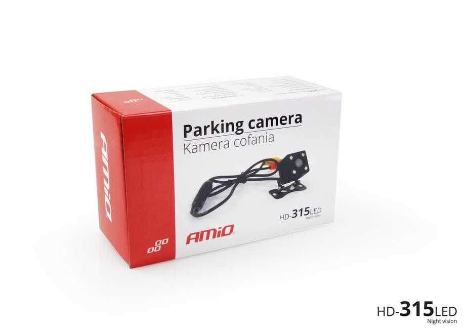 Amio Automobilio galinė kamera HD-315-LED "Night Vision"