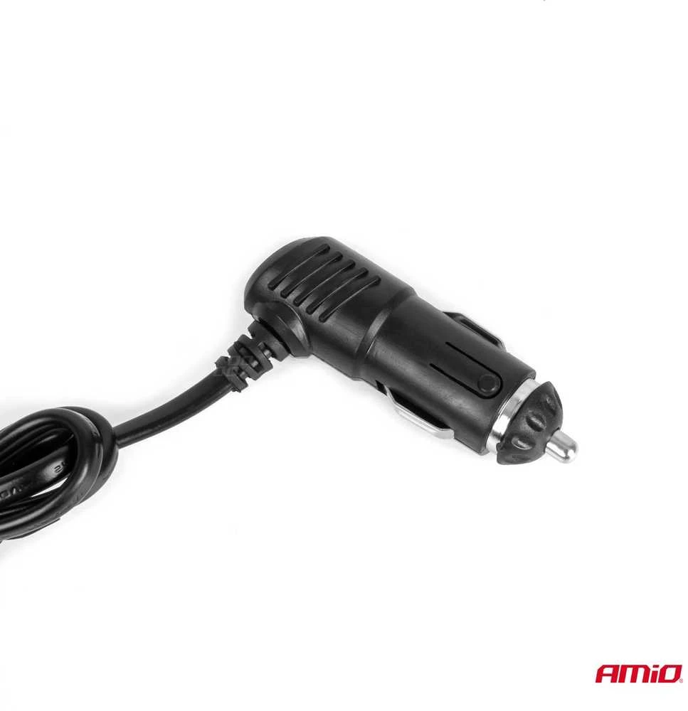 Amio Cigarečių lizdo skirstytuvas su įkrovikliu 2x USB-A 1x USB-C 12V 24V 120W 70cm
