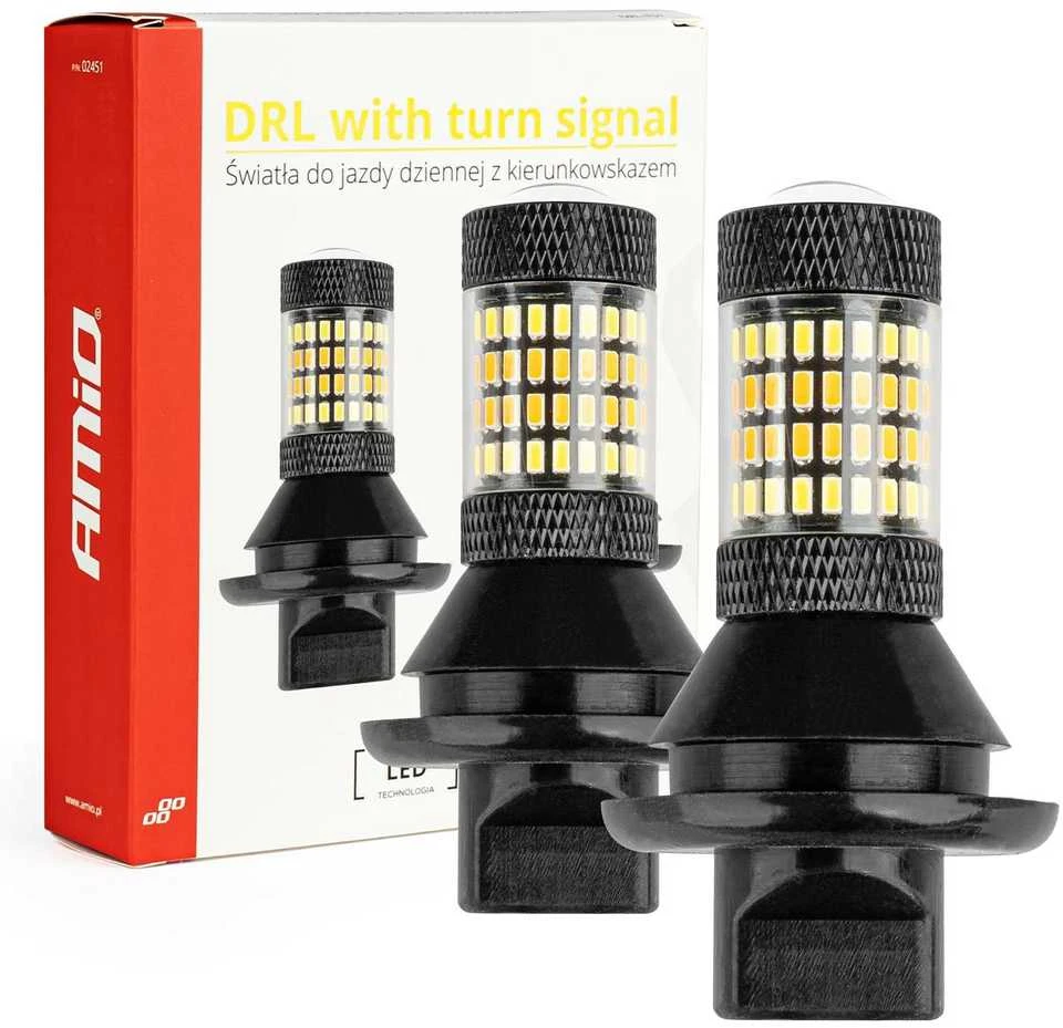 Amio LED dienos žibintai DRL-TS1 su posūkiu CANBUS