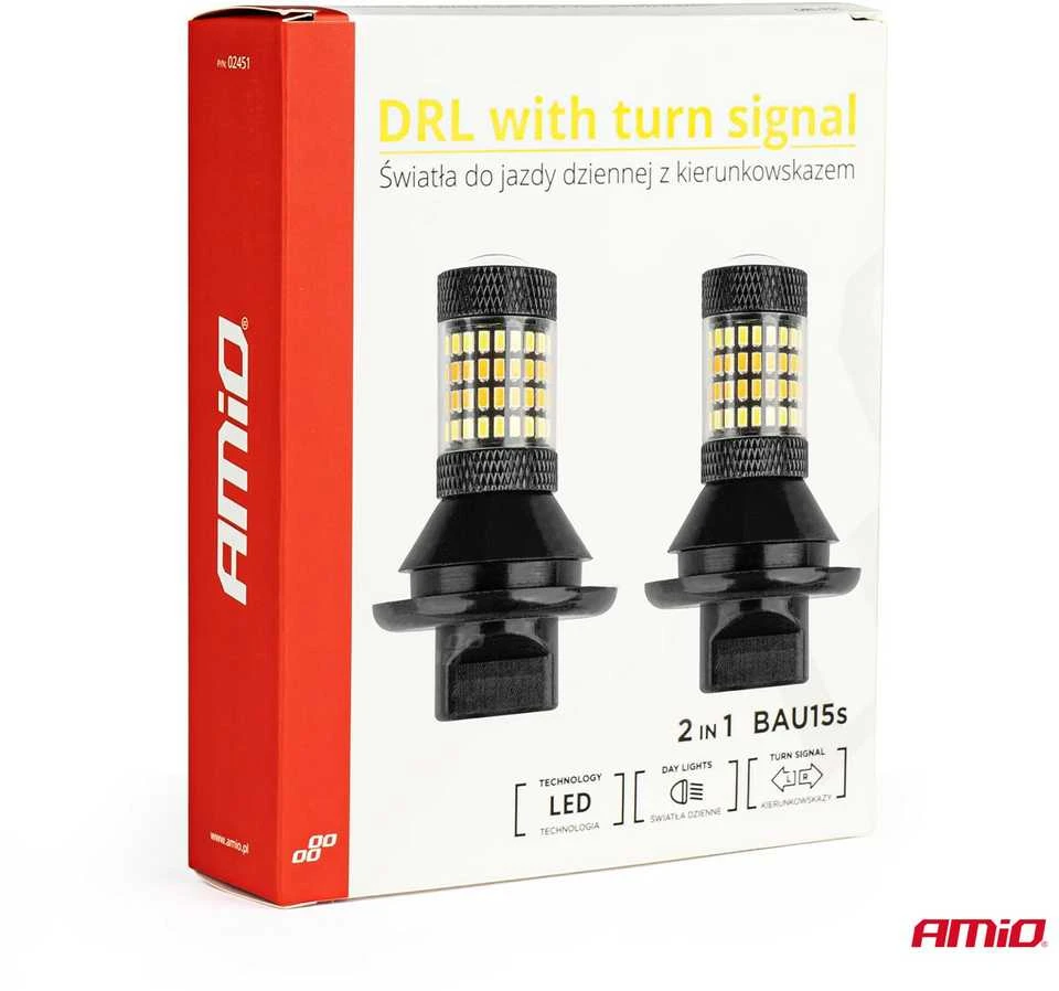 Amio LED dienos žibintai DRL-TS1 su posūkiu CANBUS