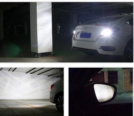Amio LED lemputė P21W CANBUS Baltos 12V-24V I Atbulinės eigos 2vnt.