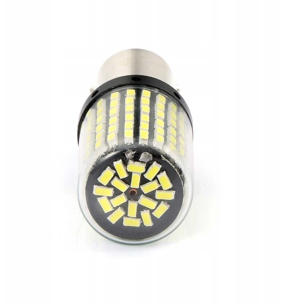 Amio Led lemputės P21W 144LED SMD 4014 BA15S CANBUS 1156 | Atbulinės eigos 2vnt.