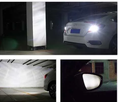 Amio LED lemputė P21W CANBUS Baltos 12V-24V I Atbulinės eigos 2vnt.