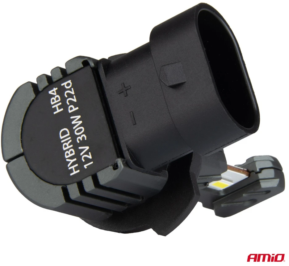 Amio LED lemputės Hybrid series HB4 9006 6000K Canbus 60W