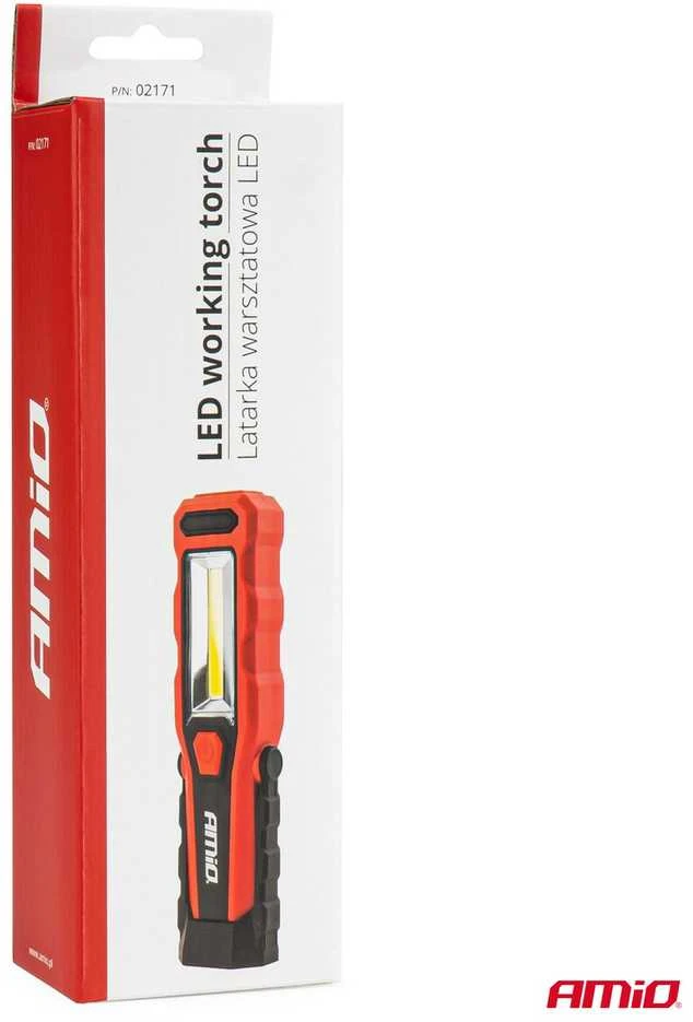Amio LED serviso lempa 300lm 220mm su įkraunama baterija