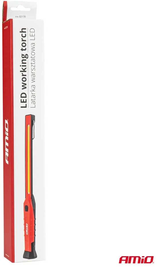 Amio LED serviso lempa 300lm 36 cm su įkraunama baterija