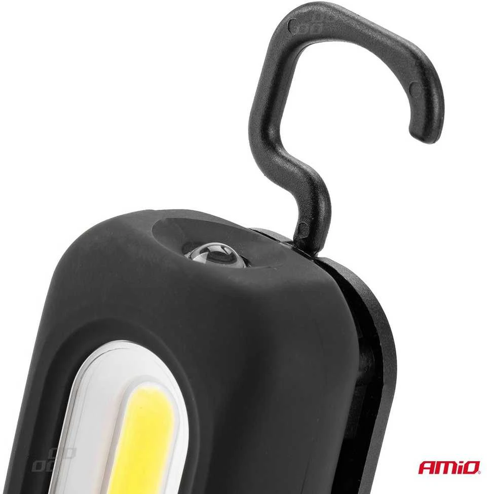 Amio LED serviso lempa žibintas 154mm 350lm su įkraunama baterija