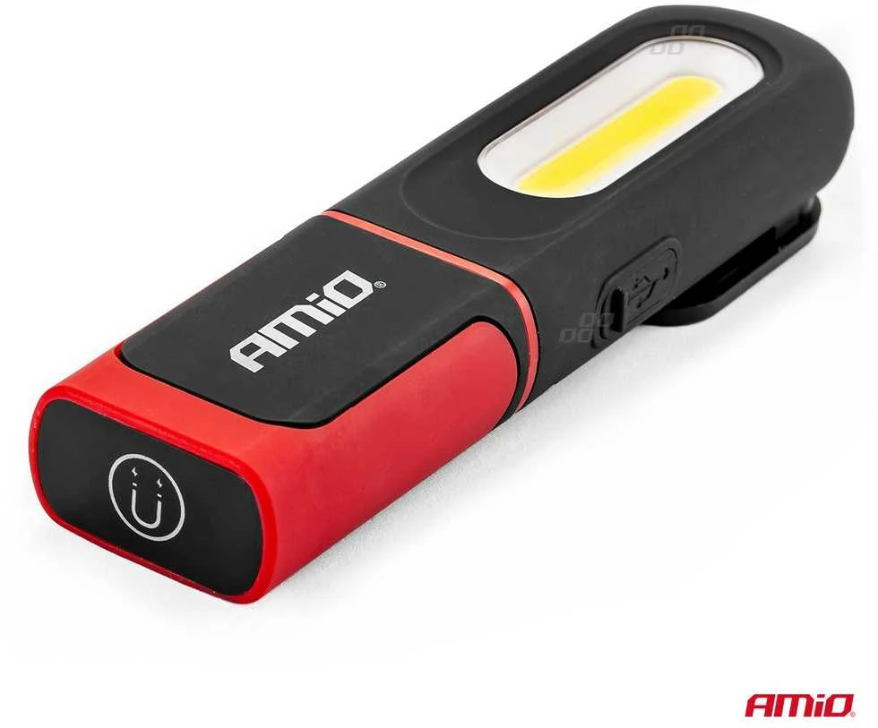 Amio LED serviso lempa žibintas 154mm 350lm su įkraunama baterija