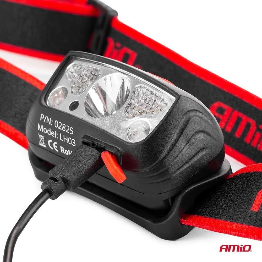Amio LED žibintuvėlis ant galvos LH03