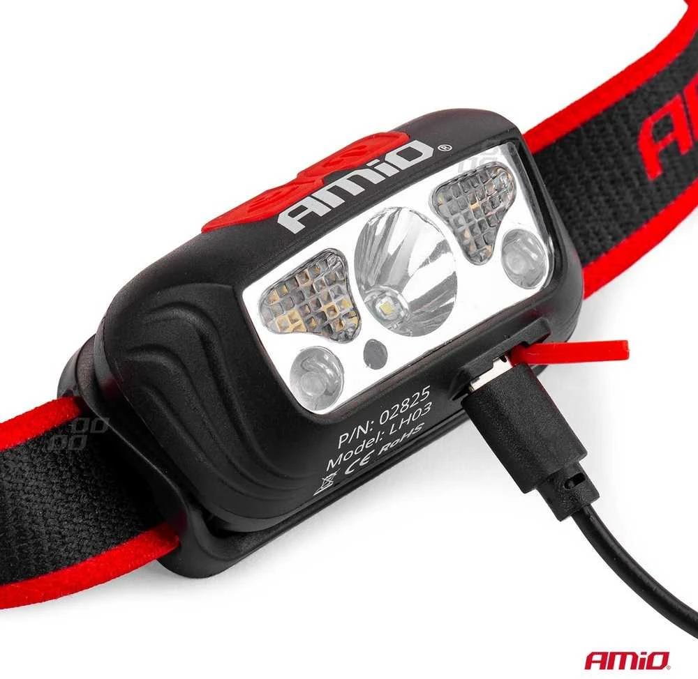 Amio LED žibintuvėlis ant galvos LH03