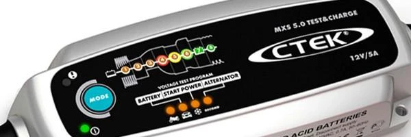 Akumuliatorių baterijų įkroviklis CTEK MXS 5.0 Test & Charge