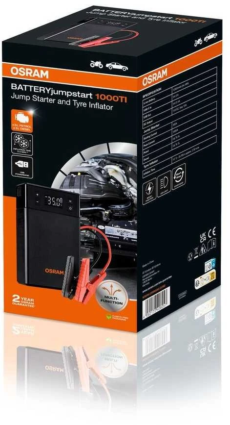 Automobilio užvedimo booster OSRAM BATTERYjumpstart 1000TI, 1000A, OJS020TI