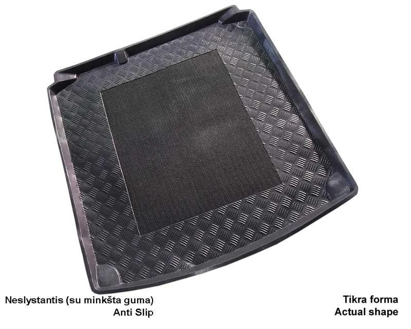 Bagažinės kilimėlis Volkswagen Jetta 2011-30042 - Su minkšta guma