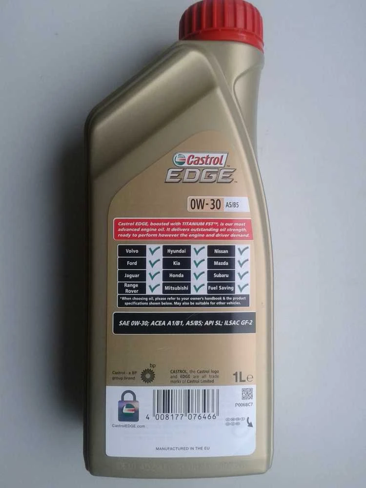 Castrol 0W30 EDGE TITANIUM FST A5/B5 1L